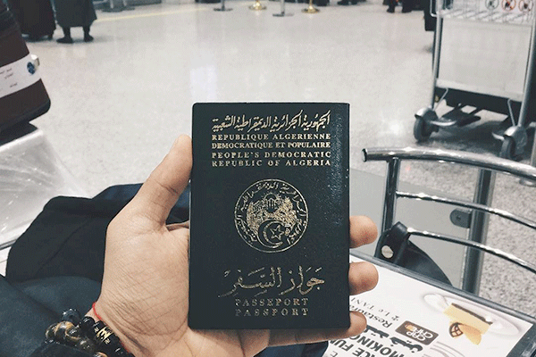 السفر جواز الجزائر