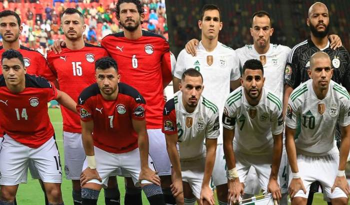 مباراة فاصلة بين الجزائر ومصر كأس العالم 2022