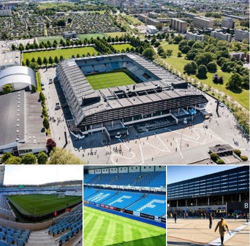 ملعب ' ايليدا ' الذي سيستقبل مباراة الخضر ضد منتخب السويد بمدينة مالمو السويدية
