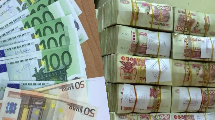 ارتفاع كبير لليورو و الدولار على حساب الدينار في السكوار